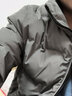 啄木鳥(niǎo)羽絨服男秋冬季外套男衣服潮流立領(lǐng)加絨厚款保暖上衣冬裝夾克男裝 966灰色 XL(115-130斤) 曬單實(shí)拍圖