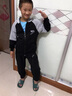 G.duck男童運動(dòng)套裝春秋裝兒童衣服帥氣休閑連帽外套長(cháng)褲兩件套2024新款 LAKU款加厚黑色 加絨 150 建議身高135-145cm左右 曬單實(shí)拍圖