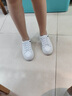 ZHR春秋小白鞋女厚底女鞋新品百搭套腳兩穿內(nèi)增高圓頭休閑鞋 白色 37 曬單實拍圖