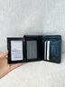班亞奴男士錢(qián)包真皮超薄2025新款防盜刷豎款卡包頭層軟牛皮男式短款錢(qián)夾 黑色-三.折款（復古頭層皮） 曬單實(shí)拍圖