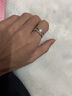 Djin一克拉莫桑鉆石銀戒指男士輕奢潮流結婚戒子生日禮物送男友老公 J33 莫桑鉆摩登男戒 曬單實(shí)拍圖