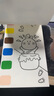 涂涂魚DIY兒童涂色本涂畫本知畫畫本涂色書2-6歲寶寶涂鴉本填色繪本圖畫本幼兒自帶水粉畫 曬單實(shí)拍圖