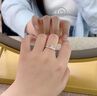 老鳳祥足銀戒指女公主皇冠求婚訂婚生日周年情人節(jié)紀(jì)念日禮物送女友 可刻字*皇冠足銀戒指*品牌禮盒 曬單實(shí)拍圖