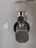 潛水艇（Submarine）F005角閥銅制加厚三角閥 冷熱通用止水閥拉絲面快開(kāi)閥門(mén)四分進(jìn)出F005 曬單實(shí)拍圖