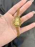 米莉莎（MISHALI）中古風(fēng)小眾時尚輕奢高級感創(chuàng)意蛇頭形氣質(zhì)復(fù)古精致石英手表女禮物 蛇頭金-鏈條 曬單實拍圖