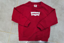 LEVI'S李維斯兒童套裝秋季男女童兩件套長(zhǎng)袖長(zhǎng)褲休閑秋裝 辣椒紅 曬單實(shí)拍圖