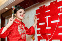 枝己秀禾服2025新款新中式新娘嫁衣國風(fēng)結(jié)婚禮服婚服喜服敬酒服龍鳳褂 MF014 M 曬單實拍圖