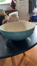 酷彩（Le Creuset）炻瓷盤創(chuàng)意沙拉水果菜盤家用湯碗 13.5/14cm湯碗水果沙拉個人家用 14cm湯碗水漾藍 曬單實拍圖
