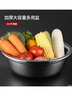 美廚（maxcook）加厚304不銹鋼湯盆24CM 洗菜盆調(diào)料盆和面盆MCWATP24 加寬加深 曬單實拍圖