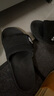 耐克（NIKE）官方OFFCOURT ADJUST男拖鞋秋季魔術(shù)貼一字拖室內(nèi)DQ9624 001黑/白色/黑 42.5 曬單實拍圖