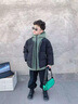 G.DUCKKIDS童裝男童棉服冬季兒童棉衣中大童冬裝假兩件棉服男孩抗寒保暖外套 黑色 120碼建議110-120cm6-7歲cm 曬單實(shí)拍圖