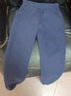 忻悅晴兒童加絨深藍色運動(dòng)褲秋冬男童女童小學(xué)生校褲淺灰色直筒校服褲子 藏青色(收口款)-加絨款 130 cm 曬單實(shí)拍圖