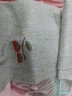 江南故事純羊毛圍巾女士冬季高檔刺繡披肩百搭保暖圍脖生日情人節(jié)禮物 蝦醬色 曬單實(shí)拍圖