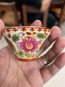 容山堂金絲琺瑯彩陶瓷蓋碗大號彩繪茶杯三才茶碗白瓷主人杯品茗杯茶具 金絲琺瑯彩茶杯-孔雀斗杯 曬單實拍圖