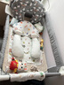 coolbaby 嬰兒床拼接大床新生兒bb床便攜移動(dòng)折疊多功能寶寶床尿布臺 基礎款PLUS+定型枕 曬單實(shí)拍圖