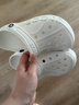 卡駱馳（CROCS）洞洞鞋男鞋女鞋 26夏季新款運動(dòng)鞋平底沙灘鞋透氣情侶涼鞋拖鞋子 貝雅系列-純白幻想-建議拍小一碼 37-38 (230mm) 曬單實(shí)拍圖