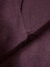 無(wú)印良品 MUJI 女式  羅紋高領(lǐng)毛衣 W9AA870 長(zhǎng)袖針織衫 深紫紅色 S 曬單實(shí)拍圖