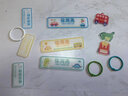 幼兒園名字貼防水姓兒童入園準備用品書(shū)包水杯掛牌扣定制掛件 男生賣(mài)爆名字掛件-3個(gè)裝 曬單實(shí)拍圖