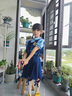 G.DUCKKIDS小黃鴨女童套裝夏季朱迪兔子警官衣服兒童jk百褶裙子cos服三件套 三件套 110 建議4~5歲【100-110cm】cm 曬單實拍圖