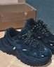 FILA FUSION斐樂(lè)女鞋經(jīng)典硬糖鞋厚底鞋時(shí)尚運(yùn)動(dòng)休閑鞋 【黑色-BK】 硬糖鞋1代 38.5 曬單實(shí)拍圖