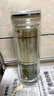 MDNG德國高端水晶杯男士雙層耐熱高硼硅玻璃杯 隔熱杯子帶蓋泡茶杯女 大杯（凌云） 380ml 曬單實拍圖