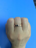蕭邦（Chopard）張凌赫同款小冰塊玫瑰金寬版單鉆情侶結婚戒指女七夕禮物官方正品 18K玫瑰金寬版單鉆 53 曬單實(shí)拍圖