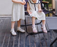 ELLE KIDS童裝 天絲晴棉蝴蝶結(jié)鉤針背心裙女童春季新款針織連衣裙 奶白色 140 曬單實(shí)拍圖