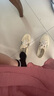 飛躍（Feiyue）半拖鞋夏季透氣帆布鞋男女款新款外穿鞋子女無后跟懶人鞋情侶板鞋 米綠 36 曬單實拍圖
