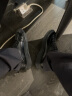 MUSHIJUE男鞋2024新款夏季休闲皮面板鞋黑色厨师工作防滑耐磨防水鞋子男 黑色 41 实拍图
