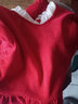 小小不同女童連衣裙冬季3-15歲兒童紅色新年拜年服中大童過(guò)年衣服女孩裙子 紅色 160cm 曬單實(shí)拍圖