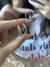 蒂梵思町情侶戒指999足銀男女一對(duì)高級(jí)感戒婚戒求婚表白七夕禮物送男女友 意中人情侶戒指（免費(fèi)刻字） 曬單實(shí)拍圖