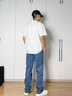 Calvin KleinJeans【復(fù)刻90系列】四季款男士ck經(jīng)典復(fù)古直筒牛仔褲J323082 1AP-牛仔深藍 常規(guī) 30 30 曬單實拍圖