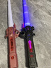 兒童玩具男孩激光劍星球大戰可伸縮發(fā)光劍七彩熒光棒jm1 銀色-伸縮劍1把 曬單實(shí)拍圖
