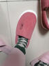 回力新款棉鞋女款冬季加絨保暖家用室內全包跟棉拖鞋情侶家居鞋HL165 HL165紫紅 38-39 （適37-38腳） 曬單實(shí)拍圖