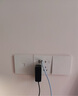 德力西（DELIXI） 開關插座面板快充五孔CD821通用USB+type-c雙口45W插座86型面板 45W快充type-c+USB（時尚白色） 曬單實拍圖