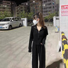 韓璐嬌（hanlujiao）衛(wèi)衣女裝2025新款春季穿搭一整套時(shí)尚減齡鹽系休閑運(yùn)動(dòng)服兩件套裝 黑色套裝 M 曬單實(shí)拍圖