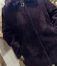 俞兆林中老年女裝奶奶裝毛呢外套女加絨加厚呢大衣老人衣服 Y244U4005 曬單實(shí)拍圖