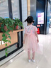 mlgt kids童裝女童連衣裙夏季寶寶裙子短袖碎花公主裙?jié)h服旗袍表演服 粉紅色 90cm（建議80-90cm） 曬單實拍圖