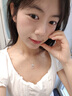 BOEAY歲歲平安扣玉髓吊墜女士純銀項鏈2025新款輕奢小眾生日禮物女生 穗穗平安扣項鏈/免費刻字 曬單實拍圖