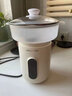 雙狐煮粥神器電燉鍋迷你電煮飯鍋電燉杯隔水燉盅全自動(dòng)熬粥燉湯盅快速煮粥鍋煲湯鍋 【不銹鋼內(nèi)膽】白色整機(jī)+燉盅+蒸籠 1.4L 曬單實(shí)拍圖