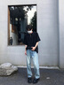 Shelley Jonescleanfit微喇牛仔褲男士春秋季新款美式高街水洗寬松直筒休閑褲子 冰藍色 XL [推薦120-140斤] 曬單實(shí)拍圖