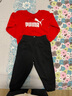 彪馬（PUMA）男女童衛(wèi)衣運(yùn)動(dòng)服套裝兒童套服大童休閑舒適透氣運(yùn)動(dòng)褲子672598 鮮紅色 100 cm 曬單實(shí)拍圖
