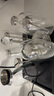 德韋特（DWIGHT）高檔耐熱水晶玻璃杯套裝雙層隔熱龍井泡綠茶杯家用加厚喝水杯子 500ml雙層杯*6+杯架+水壺+托盤(pán) 曬單實(shí)拍圖