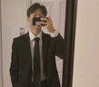 伊婭莎職業(yè)小西裝套裝男女兩扣西服正裝氣質(zhì)商務(wù)4s店房產(chǎn)銀行工裝工作服 (女)黑色西裝單件 XL 曬單實(shí)拍圖