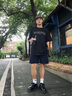 NBA官方湖人/勇士/快船王朝系列夏季運(yùn)動(dòng)休閑中性寬松T恤男純棉短袖 金州勇士T恤 L 曬單實(shí)拍圖