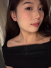 顏如飾異色999銀養(yǎng)耳洞耳骨耳環(huán)2025新款耳釘男女小眾高級感潮百搭耳飾 E3100黑白五芒星耳環(huán)一對 999 曬單實拍圖