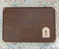 高檔仿木藝200g單餅禮盒357克茶餅包裝盒福鼎白茶普洱茶包裝盒 造物200/357g長(cháng)雙餅空盒咖色 曬單實(shí)拍圖
