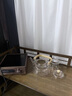 豪峰蒸煮一體2025新款整套茶具套裝玻璃壺泡茶壺養生壺茶杯新年禮物 A款【電陶爐/玻璃茶壺】 1000ml 曬單實(shí)拍圖