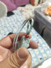 善緣澤翡翠霸王貔貅玉吊墜天然a貨飄花玉貔貅玉墜男女玉項(xiàng)鏈掛件玉墜 守財(cái)母貔貅+翡翠a貨鑒定證書 曬單實(shí)拍圖