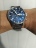 【二手99新】IWC萬(wàn)國男表飛行員自動(dòng)機械夜光腕表小王子二手奢侈品原裝鋼帶/皮帶瑞士萬(wàn)國手表男士腕表 全套43皮帶藍盤(pán)小王子特別版IW377714 曬單實(shí)拍圖